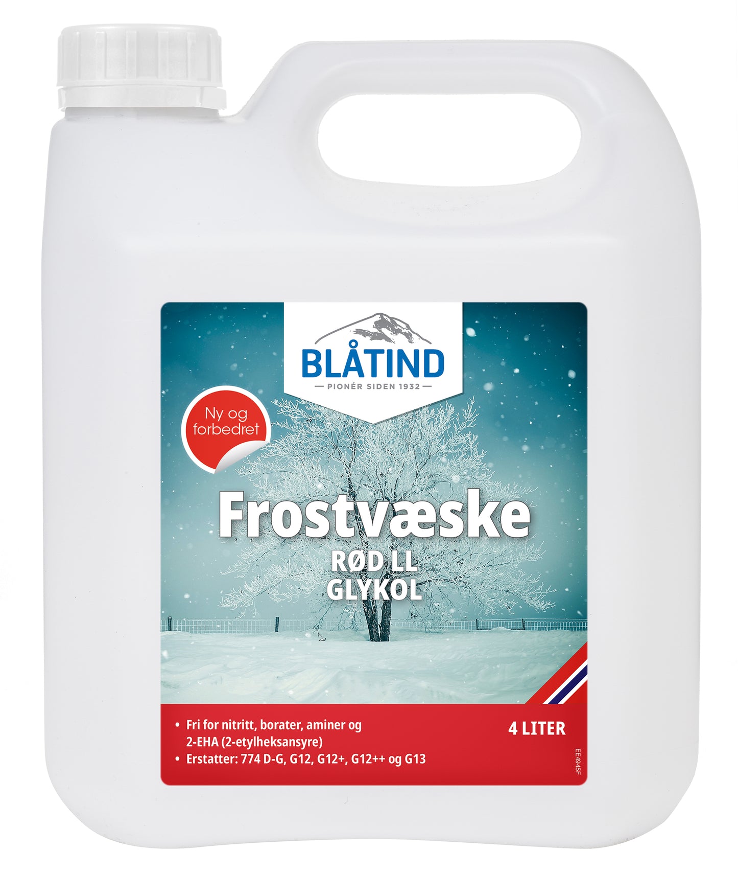 BLÅTIND Frostvæske konsentrat RØD LL