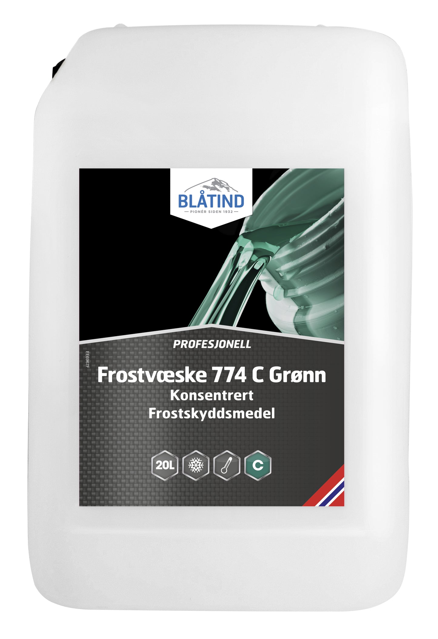BLÅTIND Frostvæske konsentrat 774 C GRØNN