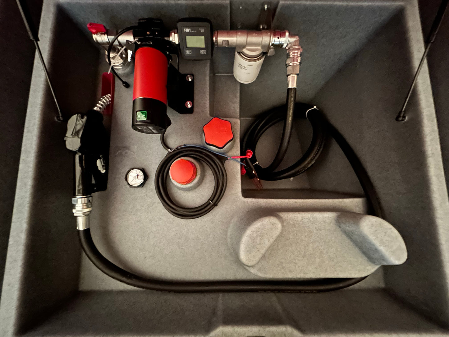 980 liter mobil- dieseltank