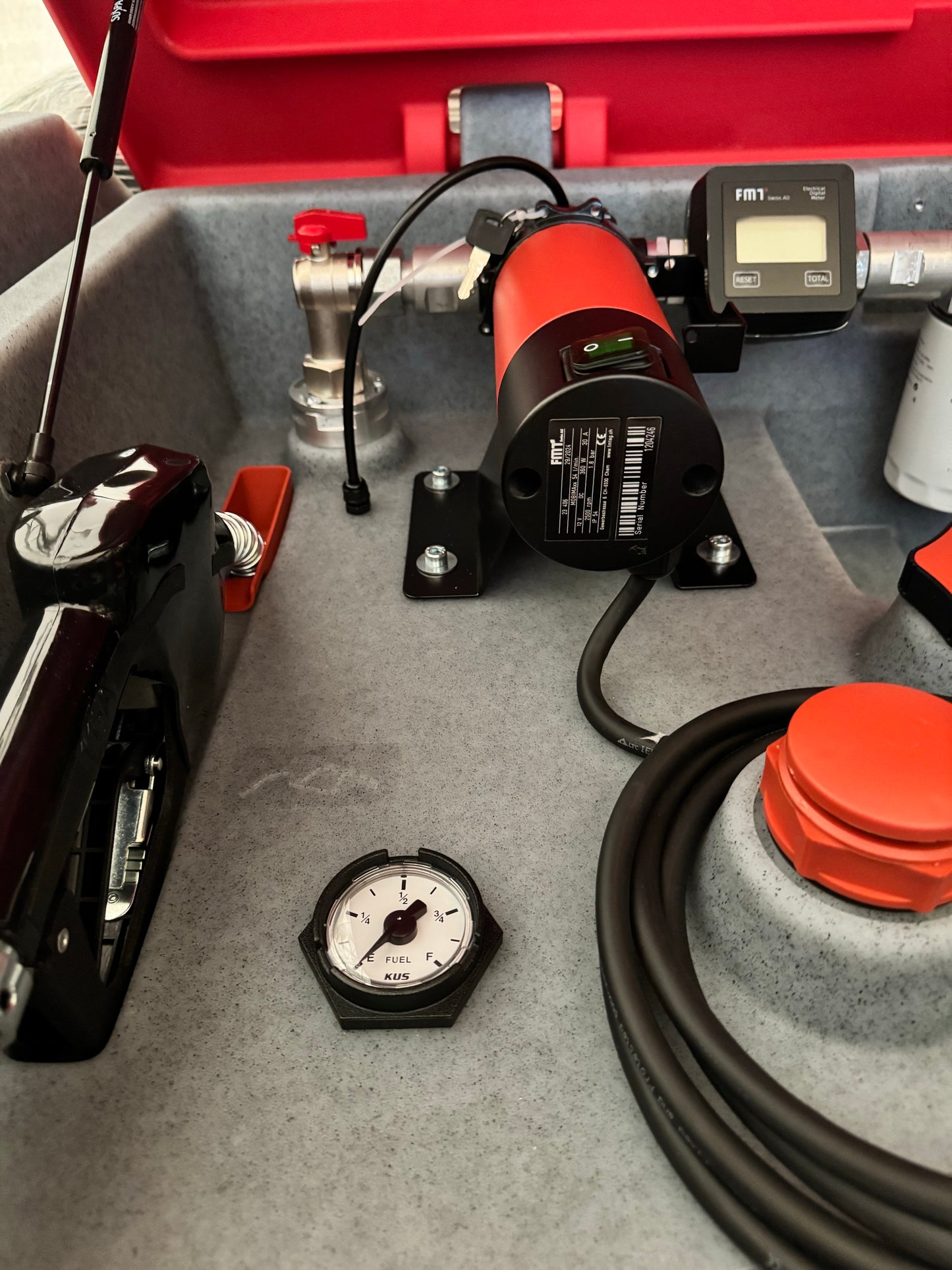 980 liter mobil- dieseltank 230V