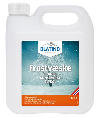 BLÅTIND Frostvæske konsentrat ORANSJE