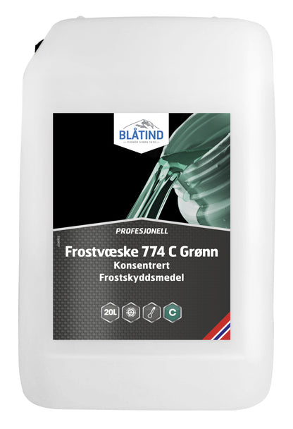 BLÅTIND Frostvæske konsentrat 774 C GRØNN
