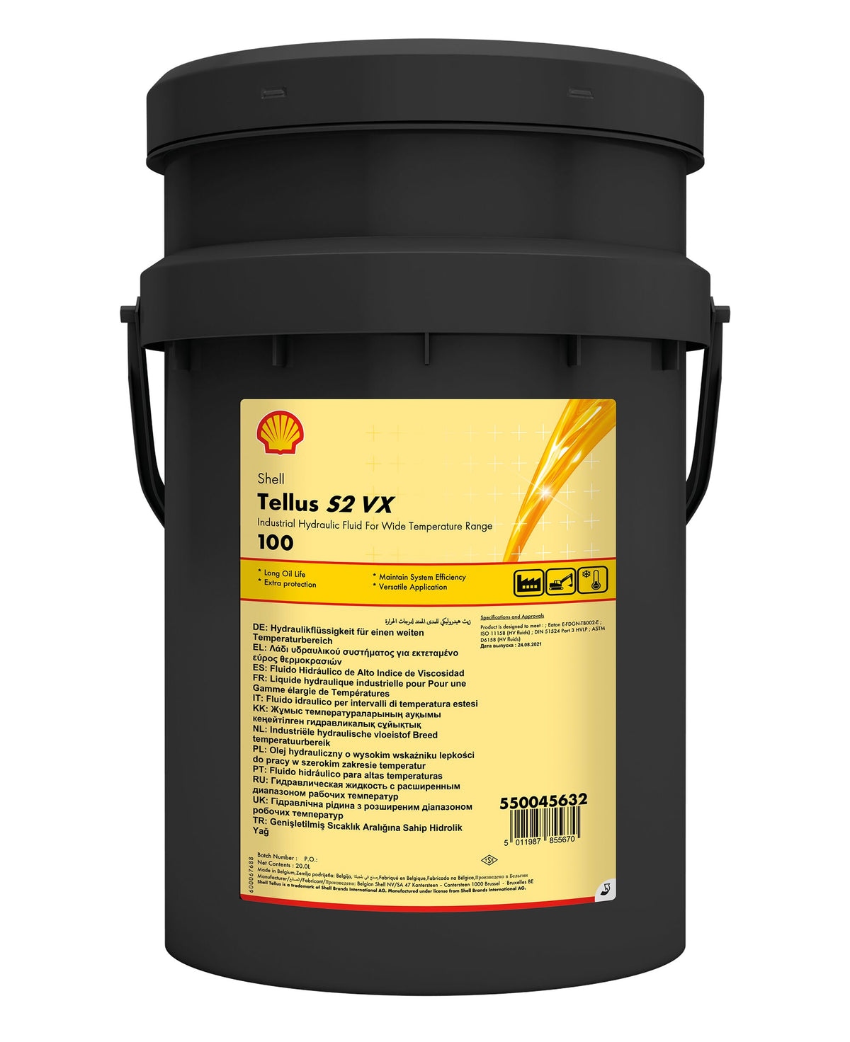 Ts100 Shell Shell Tellus S2 VX 100 – Knapphus Energi AS